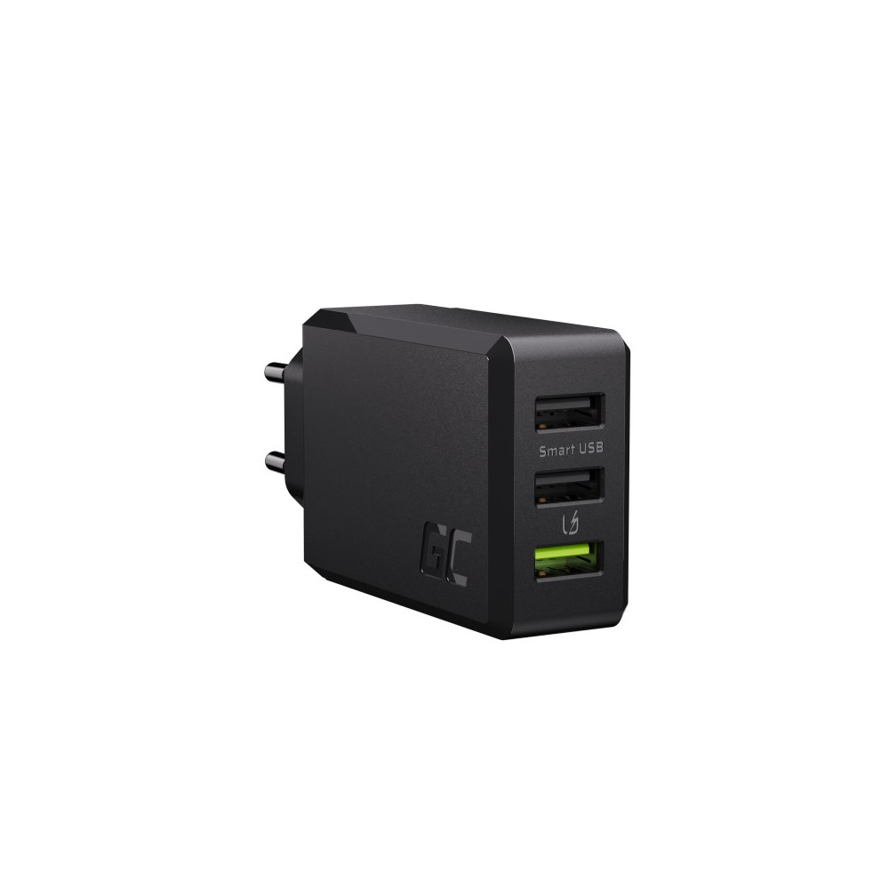 GREEN CELL ŁADOWARKA SIECIOWA CHARGE SOURCE 3 3XUSB 30W QC 3.0