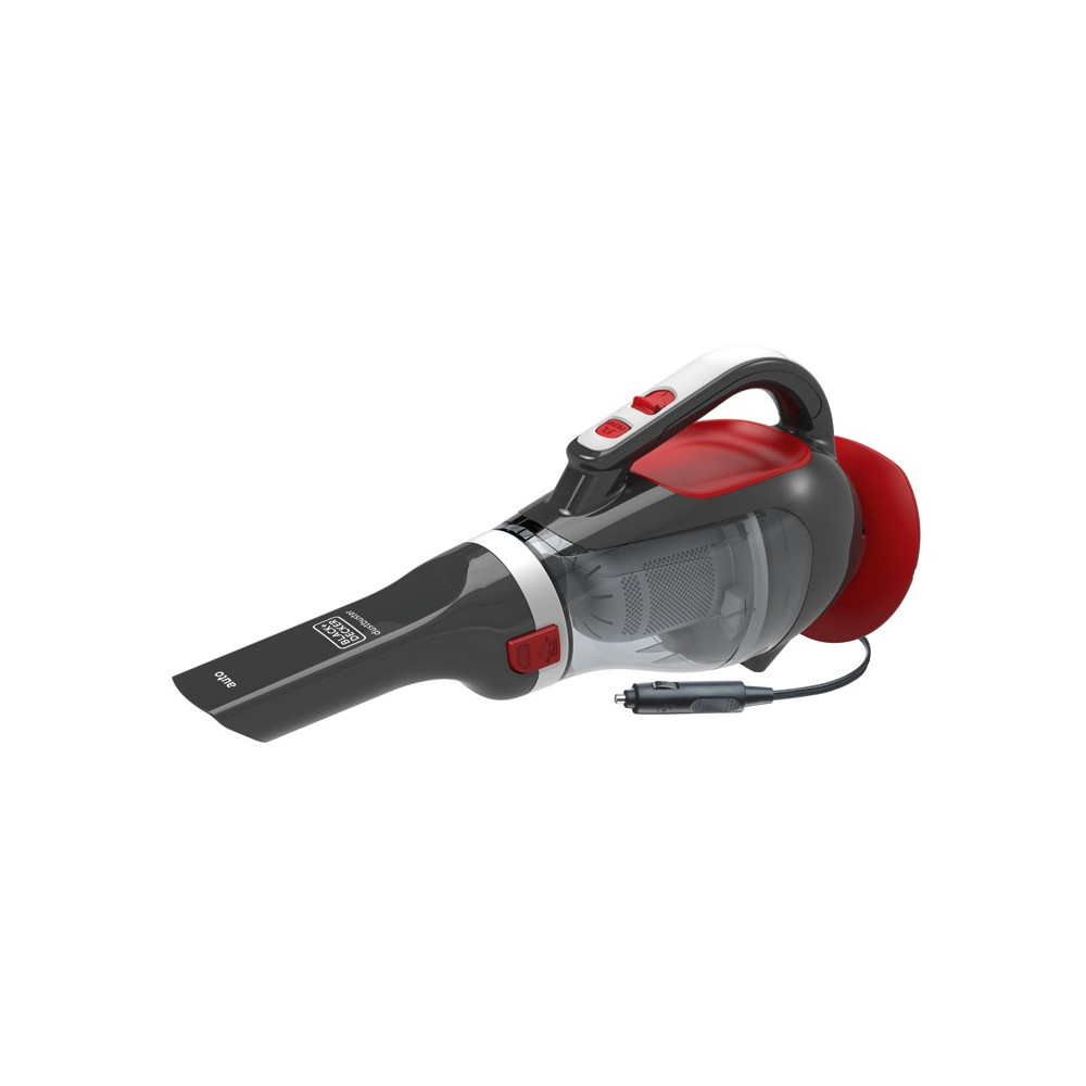 Odkurzacz samochodowy BLACK+DECKER ADV1200-XJ (12W; kolor czerwono-szary)