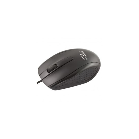 Mysz TITANUM Marlin 3D TM110K (optyczna; 1000 DPI; kolor czarny