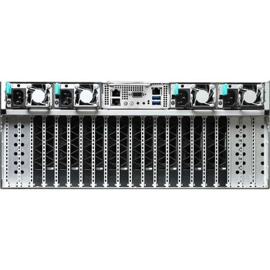 Platforma ASRock Rack (4U) AMD Epyc 7000 (12xLFF, 2x10GbE, 8xGPU, Red. PSU, IPMI)