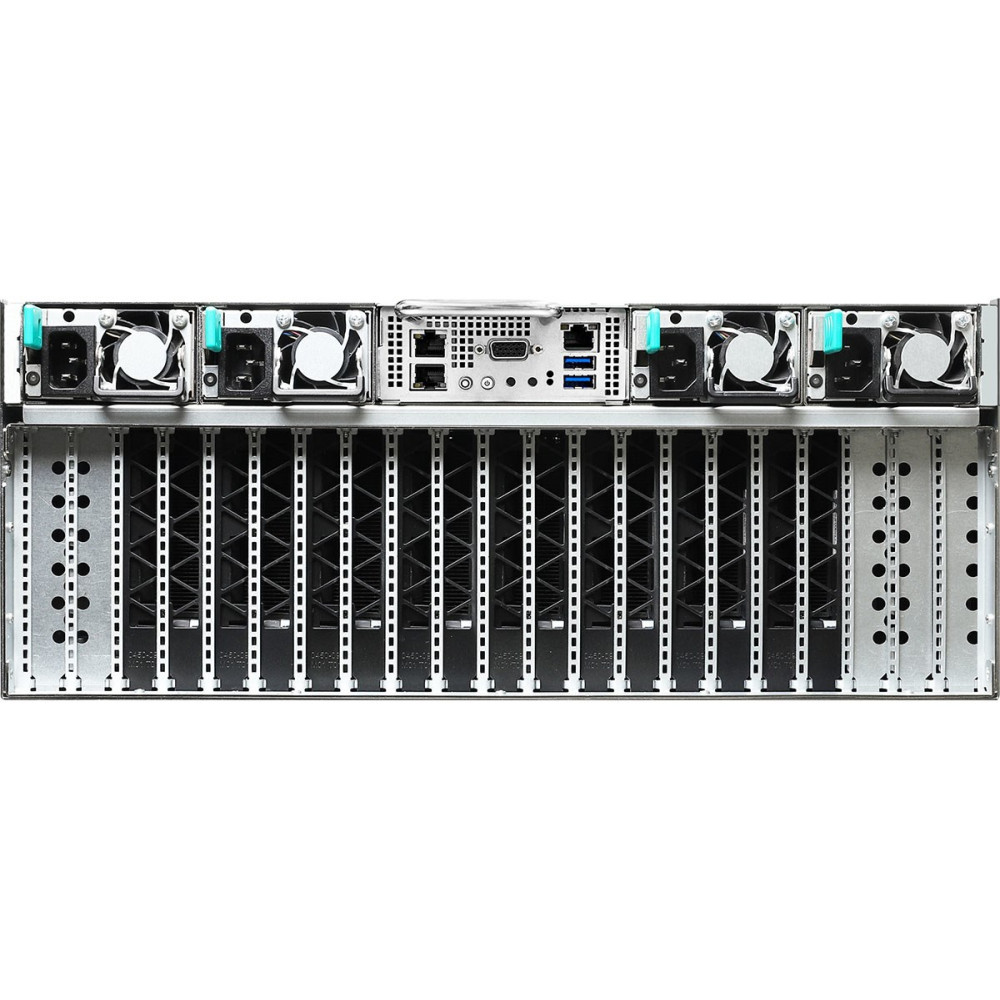 Platforma ASRock Rack (4U) AMD Epyc 7000 (12xLFF, 2x10GbE, 8xGPU, Red. PSU, IPMI)