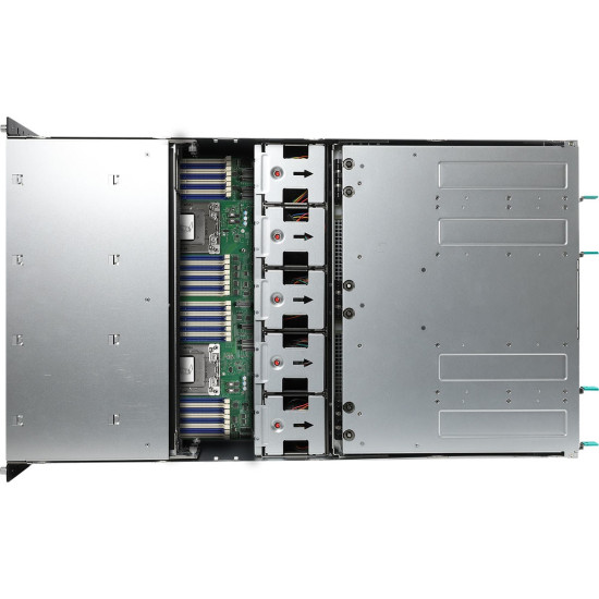 Platforma ASRock Rack (4U) AMD Epyc 7000 (12xLFF, 2x10GbE, 8xGPU, Red. PSU, IPMI)