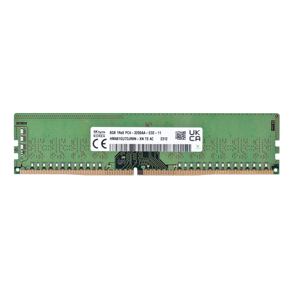 Hynix UDIMM ECC 8GB DDR4 1Rx8 3200MHz PC4-25600 HMA81GU7DJR8N-XN