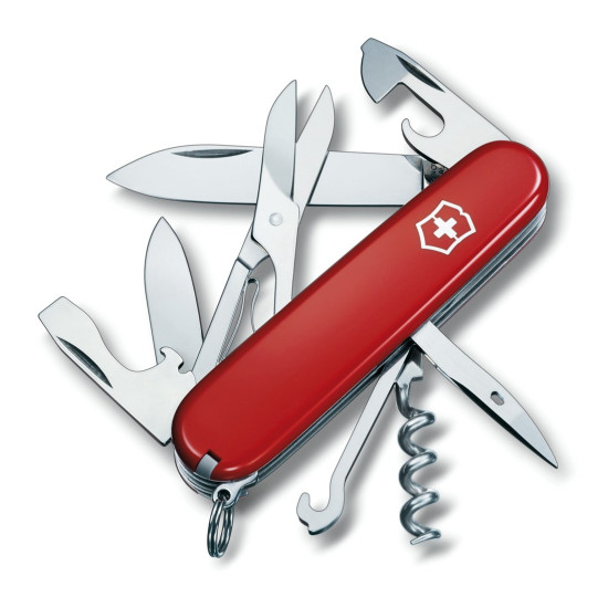 Scyzoryk Victorinox Climber, 14 f, 91mm,  czerwony
