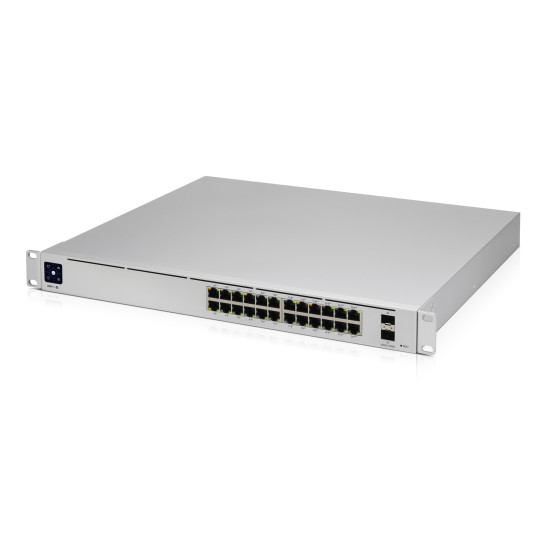 Switch Ubiquiti UniFi Pro 24 PoE 26p PoE ( PoE+: 16; PoE++: 8;) Managed Gigabit (USW-Pro-24-POE-EU)