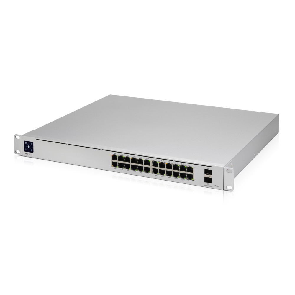 Switch Ubiquiti UniFi Pro 24 PoE 26p PoE ( PoE+: 16; PoE++: 8;) Managed Gigabit (USW-Pro-24-POE-EU)