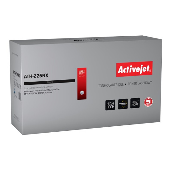 Activejet ATH-226NX Toner (zamiennik HP 226X CF226X; Supreme; 9000 stron; czarny)
