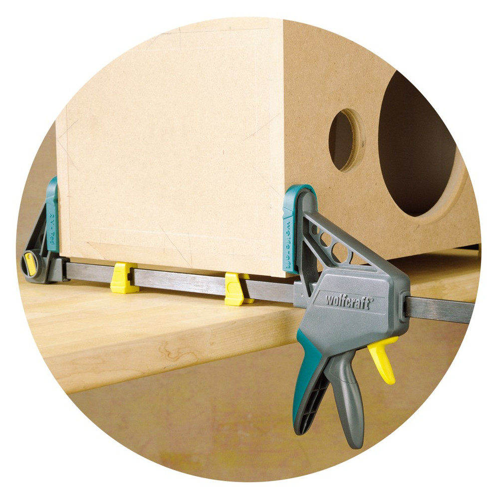 Ścisk jednoręczny Wolfcraft EHZ PRO 100-450mm