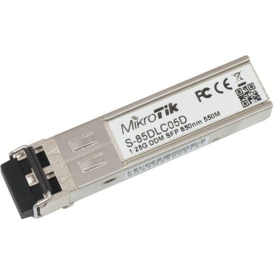 Wkładka SFP Mikrotik S-85DLC05D 1.25G Dual LC UPC MM 550m