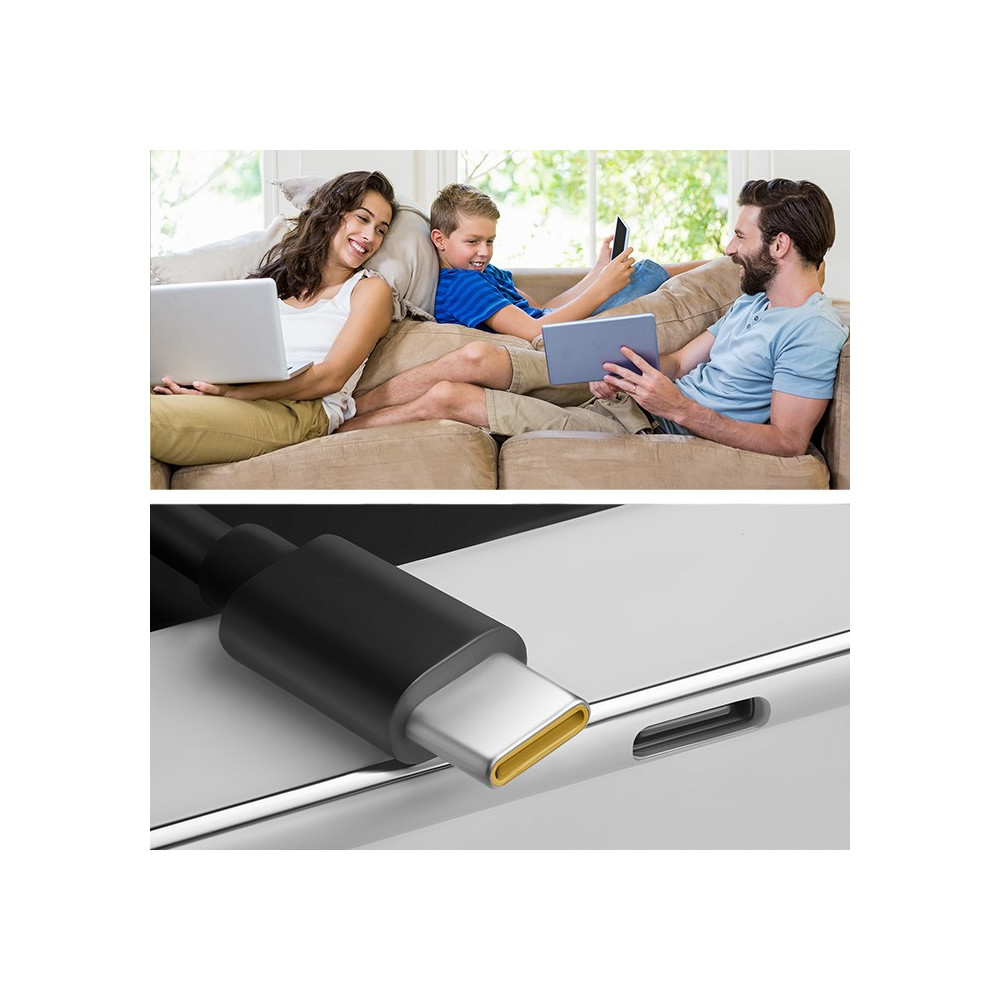 QOLTEC ŁADOWARKA GAN POWER PRO | 1XUSB-C | 100W | 5-20V | 3-5A | CZARNA