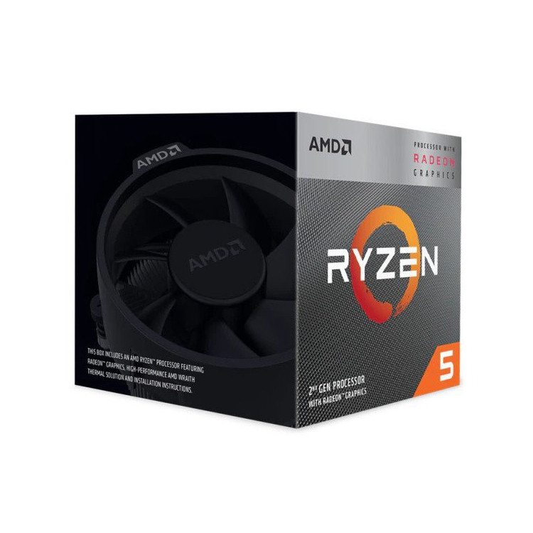 Procesor AMD Ryzen 5 3400G YD3400C5FHBOX (3700 MHz (min); 4200 MHz (max); AM4; BOX) (WYPRZEDAŻ)