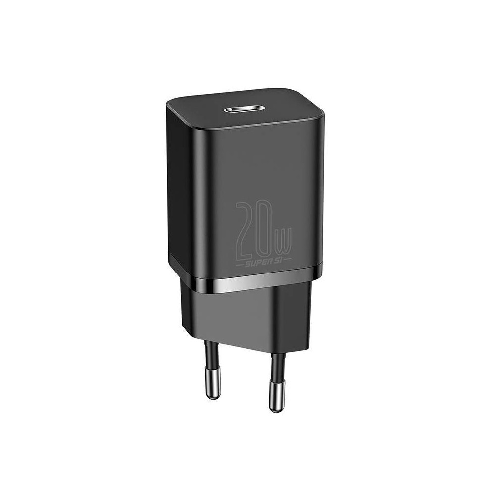 BASEUS ŁADOWARKA SIECIOWA QUICK CHARGER 20W CZARNA