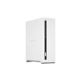 Qnap TS-133, Tower,  1 x 2.5"/3.5" SATA, ARM 1.8GHz Quad core, 2GB, 1 x 1GbE, External adapter (PSU)