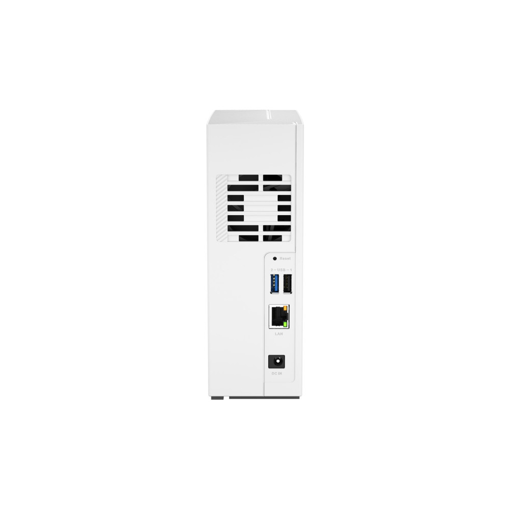 Qnap TS-133, Tower,  1 x 2.5"/3.5" SATA, ARM 1.8GHz Quad core, 2GB, 1 x 1GbE, External adapter (PSU)