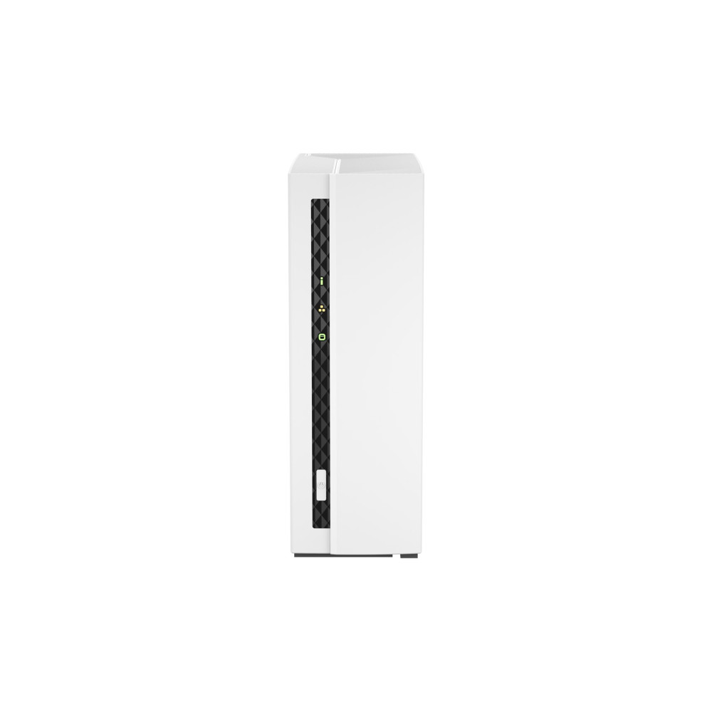 Qnap TS-133, Tower,  1 x 2.5"/3.5" SATA, ARM 1.8GHz Quad core, 2GB, 1 x 1GbE, External adapter (PSU)