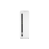 Qnap TS-133, Tower,  1 x 2.5"/3.5" SATA, ARM 1.8GHz Quad core, 2GB, 1 x 1GbE, External adapter (PSU)