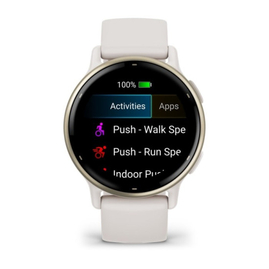 Zegarek Garmin Vivoactive 5, 42mm AMOLED Ivory