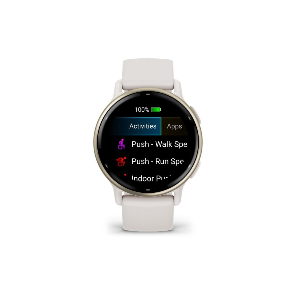 Zegarek Garmin Vivoactive 5, 42mm AMOLED Ivory