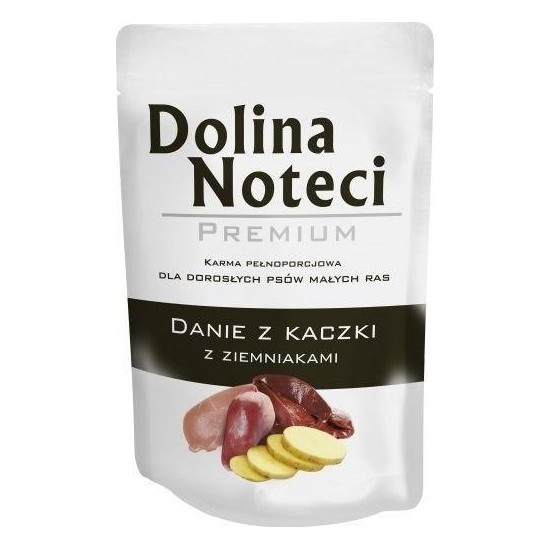 DOLINA NOTECI Premium Danie z Kaczki z ziemniakami - mokra karma dla psów dorosłych małych ras - 100g