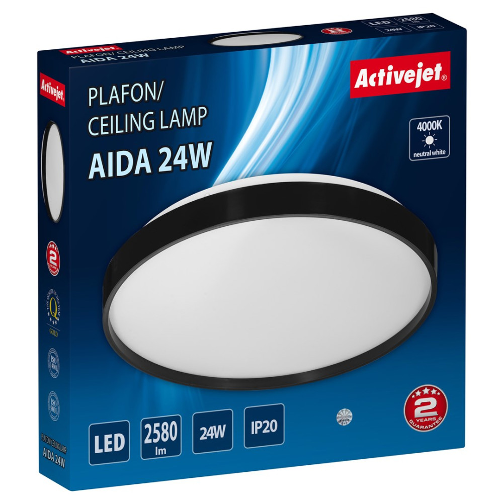 Plafon LED Activejet AJE-AIDA 24W