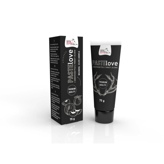 SYTA MICHA PasteLOVE Wołowina, jeleń i morela mięsna pasta dla psa 75g